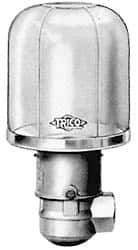 Trico - 1 Outlet, Plastic Bowl, 8 Ounce Constant-Level Oil Reservoir - 1/4 NPT Outlet, 2-5/8" Diam x 6-3/16" High - Americas Tooling