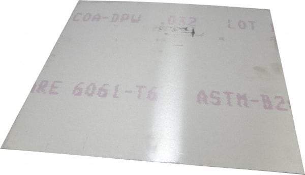 Value Collection - 0.032 Inch Thick x 12 Inch Wide x 12 Inch Long, Aluminum Sheet - Alloy 6061-T6 - Americas Tooling