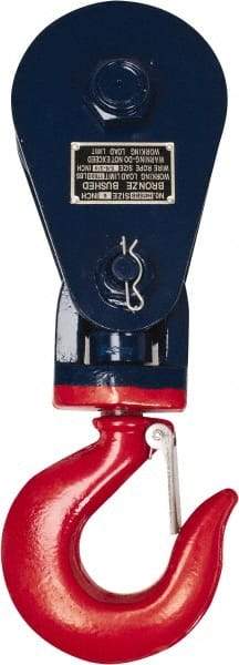 Value Collection - 17, 600 Lbs. Load Limit, Side Release Snatch Block - Single Sheave, 6 Inch Outside Diameter, Wire Rope, 5/8 Inch Diameter, Steel - Americas Tooling