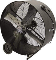 TPI - 48" Blade, Belt Drive, 14,400 CFM, Floor Style Blower Fan - 15 Amps, 120 Volts, 1 Speed, Single Phase - Americas Tooling