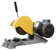 Kalamazoo - 7" Blade Diam, 1/2" Arbor Hole, Straight Chop & Cutoff Saw - 1 Phase, 4,800 RPM, 1 hp, 110/220 Volts, 1" in Solids at 90°, 2" in Pipe at 90° - Americas Tooling