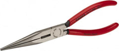 Knipex - 8" OAL, Side Cutting Pliers - Standard Jaw, Snipe Nose with Cut Head - Americas Tooling