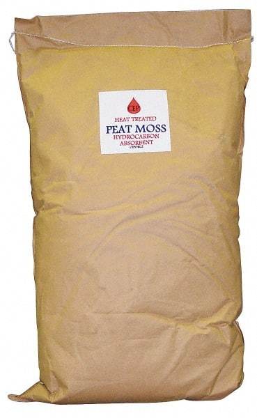 Made in USA - 25 Lb Bag Heat-Treated Peat Moss Granular Sorbent - Universal Use - Americas Tooling