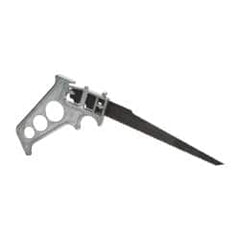 Stanley - Steel Blade Keyhole Saw - Cast Aluminum Handle, Pistol Grip, 8" OAL - Americas Tooling