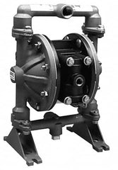 ARO/Ingersoll-Rand - 1/2" NPT, Metallic, Air Operated Diaphragm Pump - PTFE Diaphragm, Aluminum Housing - Americas Tooling