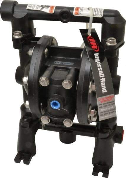 ARO/Ingersoll-Rand - 1/2" NPT, Metallic, Air Operated Diaphragm Pump - Nitrile Diaphragm, Aluminum Housing - Americas Tooling