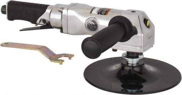 Florida Pneumatic - 7" Max Disc, 4,500 RPM, Pneumatic Handheld Disc Sander - 16 CFM, 1/4 NPT Inlet, 1 hp, 90 psi - Americas Tooling