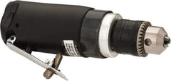 Florida Pneumatic - 3/8" Keyed Chuck - Inline Handle, 20,000 RPM, 4 CFM, 0.3333 hp, 60-90 psi - Americas Tooling