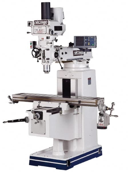 Knee Milling Machine: 3 hp R8 Spindle Taper