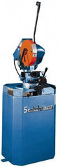 Scotchman - 1 Cutting Speed, 14" Blade Diam, Cold Saw - 1,500 & 3,000 RPM Blade Speed, Floor Machine, 3 Phase, Compatible with Non-Ferrous Material - Americas Tooling