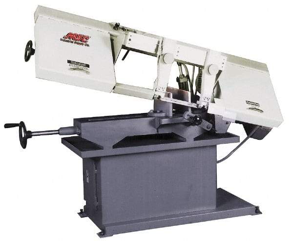 Vectrax - 9 x 14-9/16" Max Capacity, Manual Step Pulley Horizontal Bandsaw - 82, 127, 186 & 300 SFPM Blade Speed, 220 Volts, 2 hp, 3 Phase - Americas Tooling