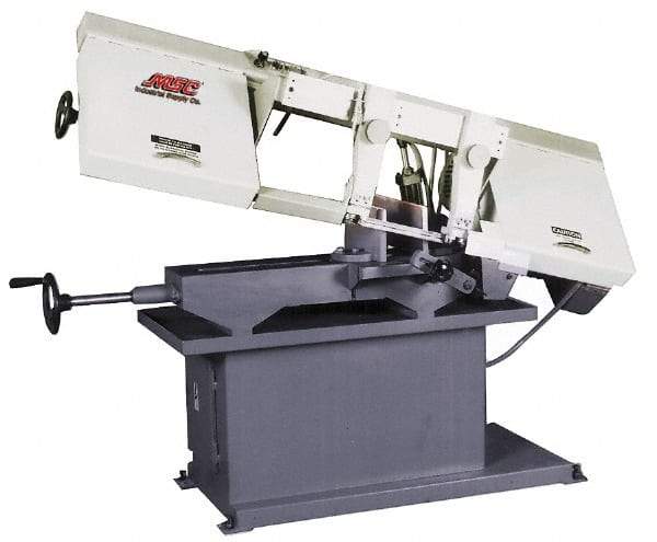 Vectrax - 9 x 14-1/2" Max Capacity, Manual Step Pulley Horizontal Bandsaw - 82, 127, 186 & 300 SFPM Blade Speed, 110/220 Volts, 1-1/2 hp, 1 Phase - Americas Tooling