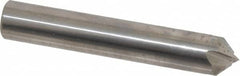 Accupro - 1/2" Diam 4 Flute Single End Solid Carbide Chamfer Mill - Americas Tooling