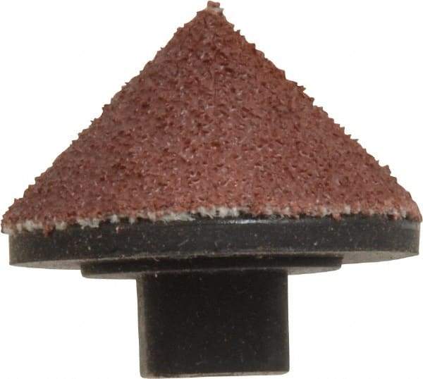 Superior Abrasives - 1/8" Diam 60 Grit 90° Included Angle Center Lap - Aluminum Oxide, Medium Grade, Shank Mounted - Americas Tooling