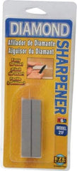 Eze Lap - 3" Long x 1" Wide x 1/4" Thick, Diam ond Sharpening Stone - Flat, 600 Grit, Fine Grade - Americas Tooling