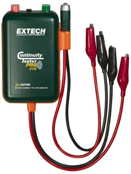 Extech - Circuit Continuity Tester - LED Display, 9V Power Supply - Americas Tooling