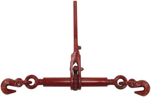 CM - 9,200 Lbs. Load Limit Ratchet Loadbinder - 3/8 Inch Max Chain Size, 8 Inch Take Up, Chain Grade 80 - Americas Tooling