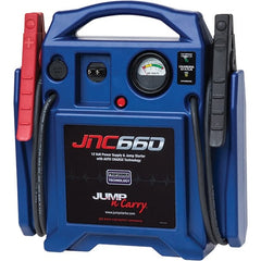 Jump-N-Carry - Automotive Battery Chargers & Jump Starters; Type: Jump Starter ; Amperage Rating: 1700 ; Starter Amperage: 425 ; Voltage: 12 VDC ; Battery Size Group: 12 Volt - Americas Tooling