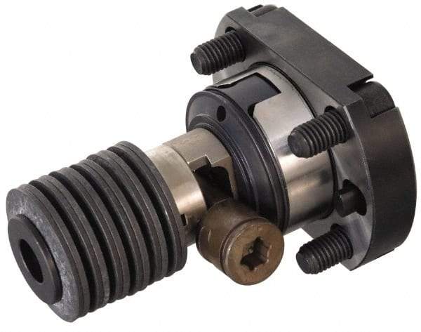 Kennametal - Neutral Cut, KM63 Modular Connection, Adapter/Mount Lathe Modular Clamping Unit - 2-3/8" Square Shank Diam, 127.2mm OAL, Through Coolant, Series CLNS Sub-Assembly Side Access - Exact Industrial Supply