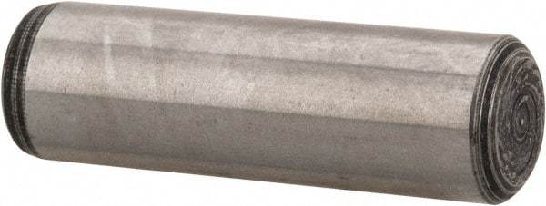 Value Collection - 5/16" Diam x 1" Pin Length Alloy Steel Oversized Dowel Pin - C 50-58 Hardness, 20,000 Lb Breaking Strength, 1 Beveled & 1 Rounded End - Americas Tooling