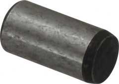 Value Collection - 3/8" Diam x 3/4" Pin Length Alloy Steel Oversized Dowel Pin - C 50-58 Hardness, 28,700 Lb Breaking Strength, 1 Beveled & 1 Rounded End - Americas Tooling