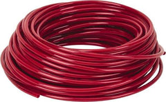 Coilhose Pneumatics - 0.17" ID x 1/4" OD, 100' Long, Nylon Tube - Red, 265 Max psi, -60 to 200°F - Americas Tooling