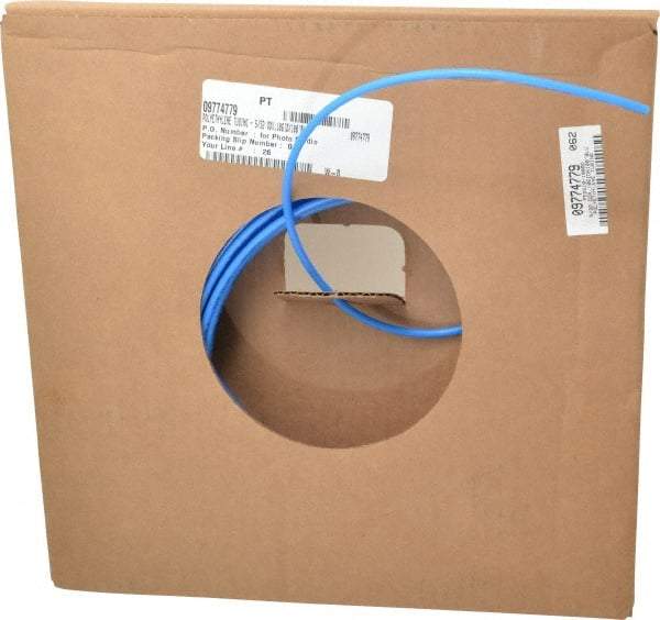 Coilhose Pneumatics - 0.106" ID x 5/32" OD, 100' Long, Polyethylene Tube - Blue, 166 Max psi, -60 to 200°F - Americas Tooling