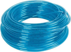 Coilhose Pneumatics - 0.16" ID x 1/4" OD, 100' Long, Polyurethane Tube - Trans Blue, 148 Max psi, -60 to 200°F - Americas Tooling