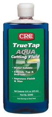 CRC - TrueTap Aqua, 16 oz Bottle Cutting Fluid - Water Soluble, For Drilling, Reaming, Sawing, Shearing, Tapping, Threading, Turning - Americas Tooling