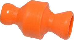 Loc-Line - 2 Piece, 1/4" ID Coolant Hose In-Line Valve - Female to Ball Connection, Acetal Copolymer Body, Unthreaded, Use with Loc-Line Modular Hose Systems - Americas Tooling