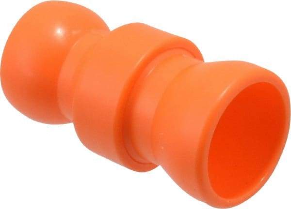 Loc-Line - 2 Piece, 1/2" ID Coolant Hose In-Line Valve - Female to Ball Connection, Acetal Copolymer Body, Unthreaded, Use with Loc-Line Modular Hose Systems - Americas Tooling