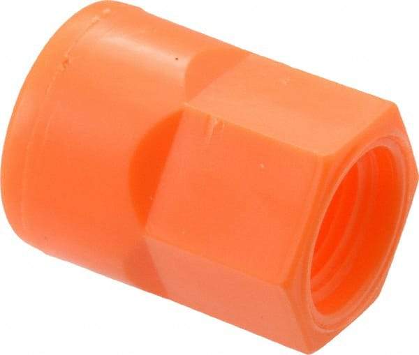 Loc-Line - 4 Piece, 1/4" Hose ID, Female to Female Coolant Hose Pipe Thread Connector - 1/8" NPT, For Loc-Line Modular Hose Systems - Americas Tooling