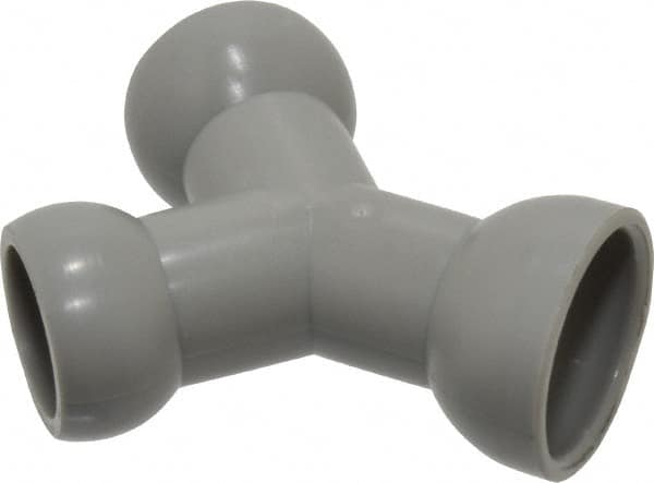 Cedarberg - 1/2" Hose Inside Diam, Coolant Hose Y-Fitting - Female to Female, for Use with Snap Together Hose System, 2 Pieces - Americas Tooling