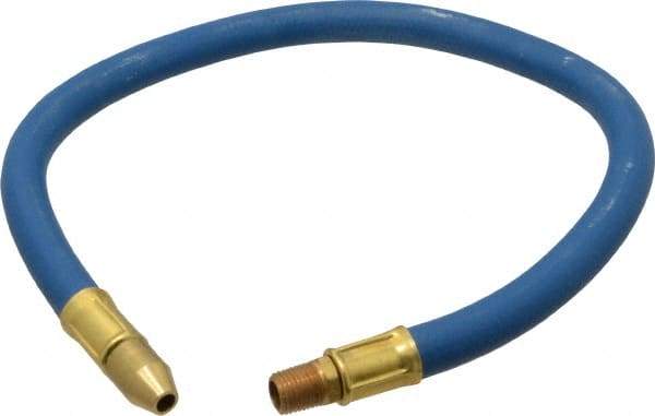 Coilhose Pneumatics - 24" Hose Length, 1/4" Nozzle Diam, 3/8" Hose ID, Coolant Hose - 1/4" NPT For Mist Coolant Systems - Americas Tooling