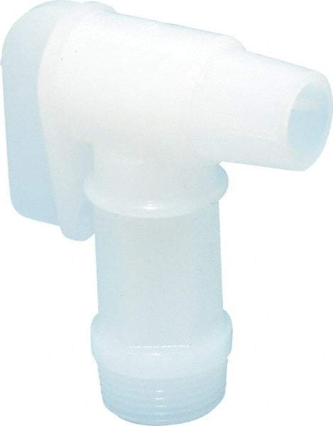 Made in USA - 3/4" NPT Polyethylene Rigid Drum Faucet - No Arrester, Manual Closing - Americas Tooling