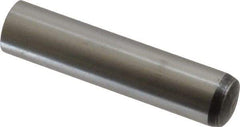 Value Collection - 10mm Diam x 45mm Pin Length Alloy Steel Standard Dowel Pin - C 58-62 Hardness, 37,100 Lb Breaking Strength, 1 Rounded End - Americas Tooling