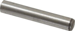 Value Collection - 10mm Diam x 60mm Pin Length Alloy Steel Standard Dowel Pin - C 58-62 Hardness, 37,100 Lb Breaking Strength, 1 Rounded End - Americas Tooling