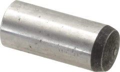 Value Collection - 12mm Diam x 30mm Pin Length Alloy Steel Standard Dowel Pin - C 58-62 Hardness, 53,400 Lb Breaking Strength, 1 Rounded End - Americas Tooling