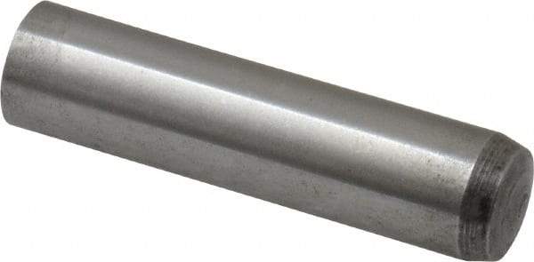 Value Collection - 12mm Diam x 50mm Pin Length Alloy Steel Standard Dowel Pin - C 58-62 Hardness, 53,400 Lb Breaking Strength, 1 Rounded End - Americas Tooling