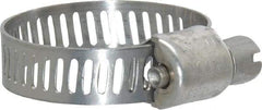 IDEAL TRIDON - SAE Size 10, 1/2 to 1-1/16" Diam, Stainless Steel Miniature Worm Drive Clamp - 5/16" Wide, Material Grade 301, Series 350 - Americas Tooling