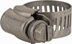 IDEAL TRIDON - SAE Size 6, 3/8 to 7/8" Diam, Stainless Steel Worm Drive Clamp - 1/2" Wide, Material Grade 201/305, Series 620 - Americas Tooling