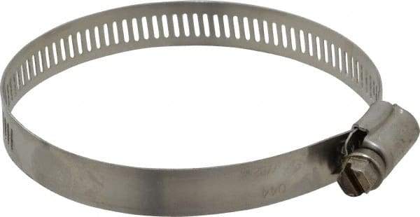 IDEAL TRIDON - SAE Size 44, 2-5/16 to 3-1/4" Diam, Stainless Steel Worm Drive Clamp - 1/2" Wide, Material Grade 201/305, Series 620 - Americas Tooling