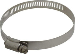 IDEAL TRIDON - SAE Size 52, 2-13/16 to 3-3/4" Diam, Stainless Steel Worm Drive Clamp - 1/2" Wide, Material Grade 201/305, Series 620 - Americas Tooling