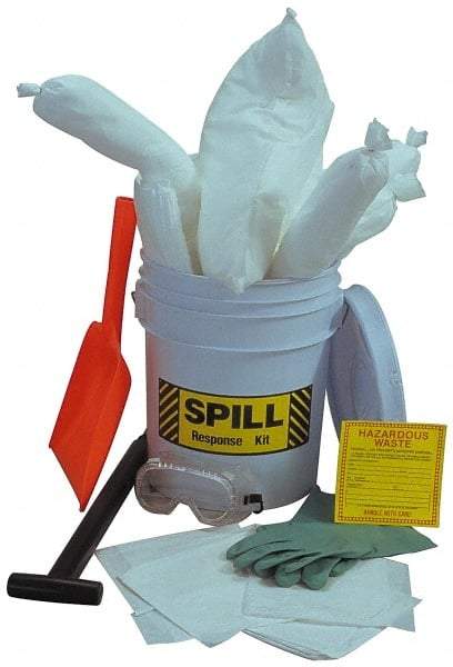 PRO-SAFE - Oil Only Spill Kit - 5 Gal Polypropylene Pail - Americas Tooling