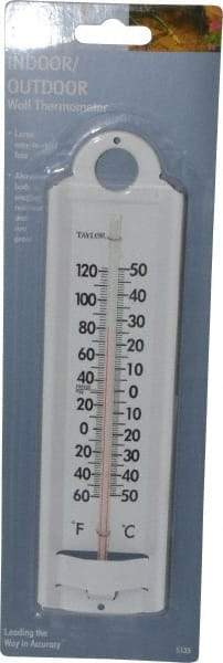 Taylor - -40 to 120°F, Window and Wall Thermometer - 9 Inch Long - Americas Tooling