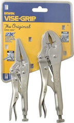 Irwin - 2 Piece Locking Plier Set - Comes in Display Card - Americas Tooling