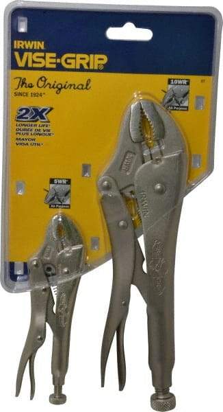 Irwin - 2 Piece Locking Plier Set - Comes in Display Card - Americas Tooling