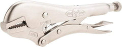 Irwin - 10" OAL Straight Jaw Locking Pliers - 1-5/8" Jaw Opening, Standard Handle - Americas Tooling