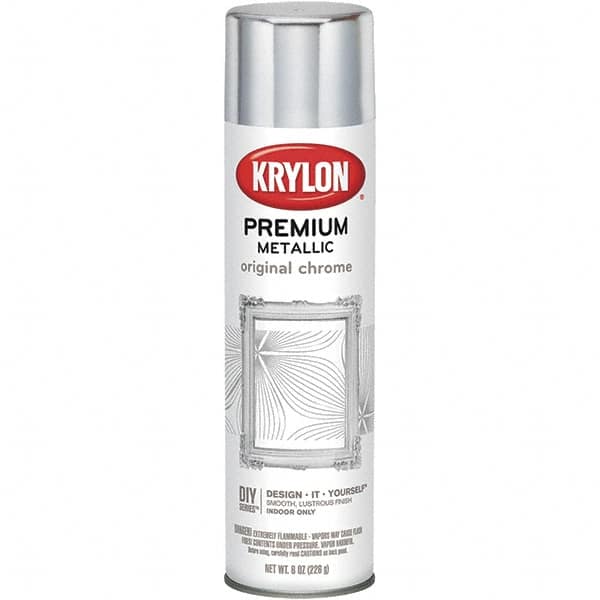 Krylon - Original Chrome, Gloss, Metallic Spray Paint - 8 oz Container - Americas Tooling