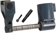 Vectrax - Right Angle Milling Head - R8 Spindle Taper, Compatible with GS 20 Series Manual Milling Machine, Includes 1 Inch Arbor, Arbor Support for NT40 Spindle, Horizontal Milling Attachment Including Right Angle Head and NT40 in - R8 out - Americas Tooling